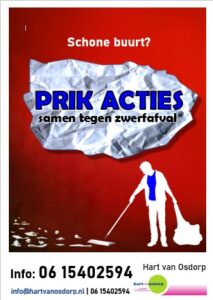 prik-actie schone buurt